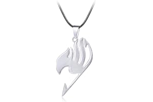 Anime Fairy Tail Guild Logo Natsu Dragneel Necklace Pendant