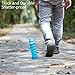 Valourgo Bpafree Collapsible Water Bottle - Reusable Water Bottle For Gym Bike Running Cycling 550 Milliliter 19 Ounce Aqua Blue Sports Water Bottle