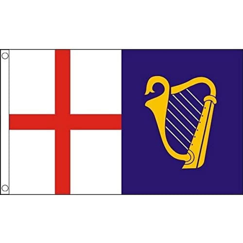 AZ FLAG - Jack And Command 1649-58 Flag - 3x5 Ft - 100D Polyester Bristish Historic Banner with Two Metal Grommets - Fade Resistant - Vivid Colors - 3' x 5' Feet - 150x90 Cm