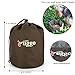 UGGO Pet Sling Carrier and Feeding Bag 2in1 SET.Outdoor,Handsfree,Waterproof,Adjustable Strap Carrier for Dog/Cat/Rabbit up to 14Lbs (Beige) and Transport/Deposit/Feeding Smaller Bag.
