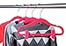 Finnhomy Non-Slip Clothes Hanger for Baby and Kids 30-Pack Velvet Hangers with 10 Finger Clips,Pink