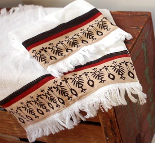 Absorbent Fingertip Towels, African Print Hand Towels, Africa Inspired Towels