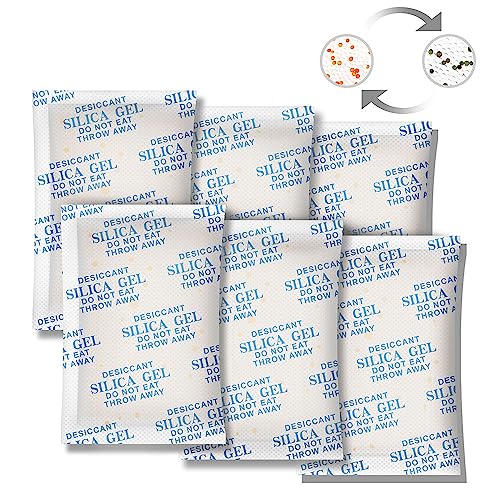 LotFancy Silica Gel Packets, 50 Gram 15 Packs