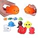 TOYMYTOY Little Squirts Fun Bath Toys|Sea Animals Bath Toys|Safe for Kids|12 PCS