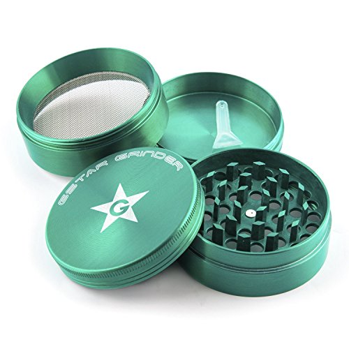 Gstar Grinder 2.0" 4-Stage Tobacco & Herb Grinder - Green