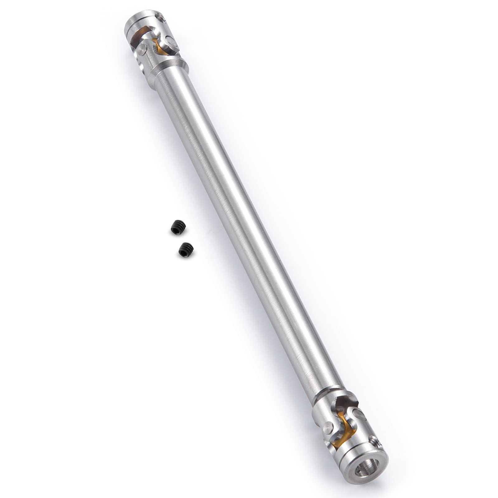 AXspeed 1Pcs Metal Drive Shaft for 1/14 RC Tamiya Tractor Climbing Trailer Upgrade Accessories (130mm-170mm)