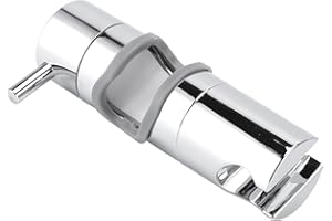 CUOFYUNL Shower Holder ABS Chromeplate Adjustable Anti Slip Shower Slide Rail Bar Holder for Bathroom