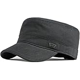 Military Hat for Men Army Hats Unique Design Cadet Cap Adjustable