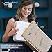 Certus Global Large White Cash Box with Money Tray, Secure Lock, Cantilever Coin Tray 4 Bills/ 5 Coins (Crisp White)