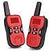 Walkie Talkies for Kids, 2 Way Radio Walkie Talkies 2 Miles (Up to 3Miles) Handheld Mini Walkie Talkies for Kids, Toys for 5-year old Boys and Girls (1 Pair)(red)