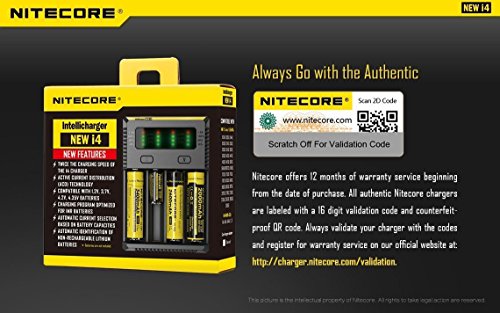 2 Nitecore+Intellicharger+Battery+Charger+Li+ion
