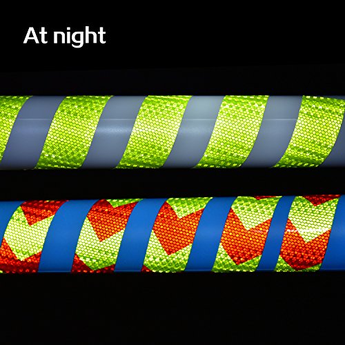 BBTO Reflective Warning Tape Fluorescent Safety Sticker Night Conspicuity Arrow Sticker, Arrow and Yellow, 2 Rolls - Thumbnail 6