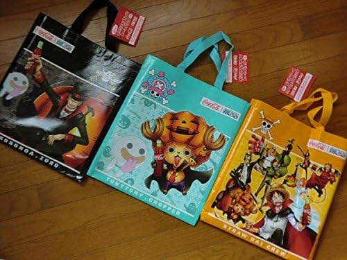 Amazon コカ コーラ One Piece ワンピース コラボ オリジナルデザイントートバッグ 17年品 3袋セット アニメ 萌えグッズ 通販