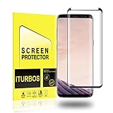 Galaxy S8 Plus Screen Protector [2-Pack], iTURBOS [Case-Friendly] 3D PET HD Screen Protector Film for Samsung Galaxy S8 Plus Black