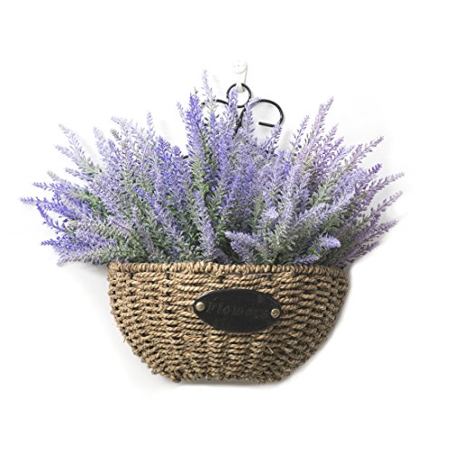 image for RUOPEI PUOPEI Artificial Lavender Bouquet Spray Arrangement – Nearly