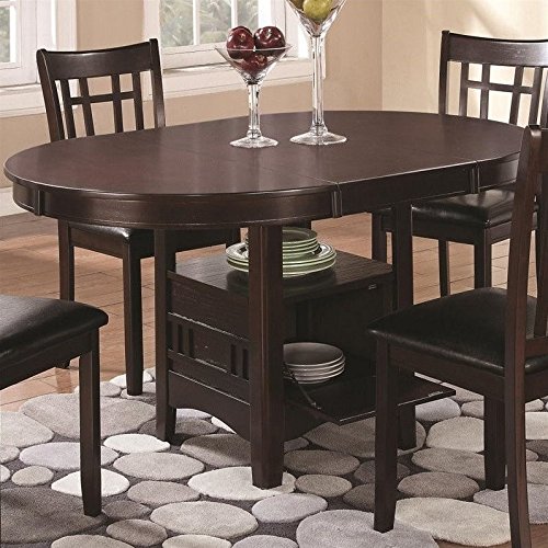 Lavon Dining Table with Storage Espresso