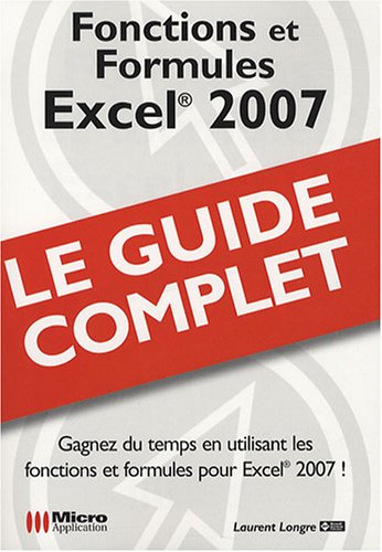 Fonctions et formules Excel 2007