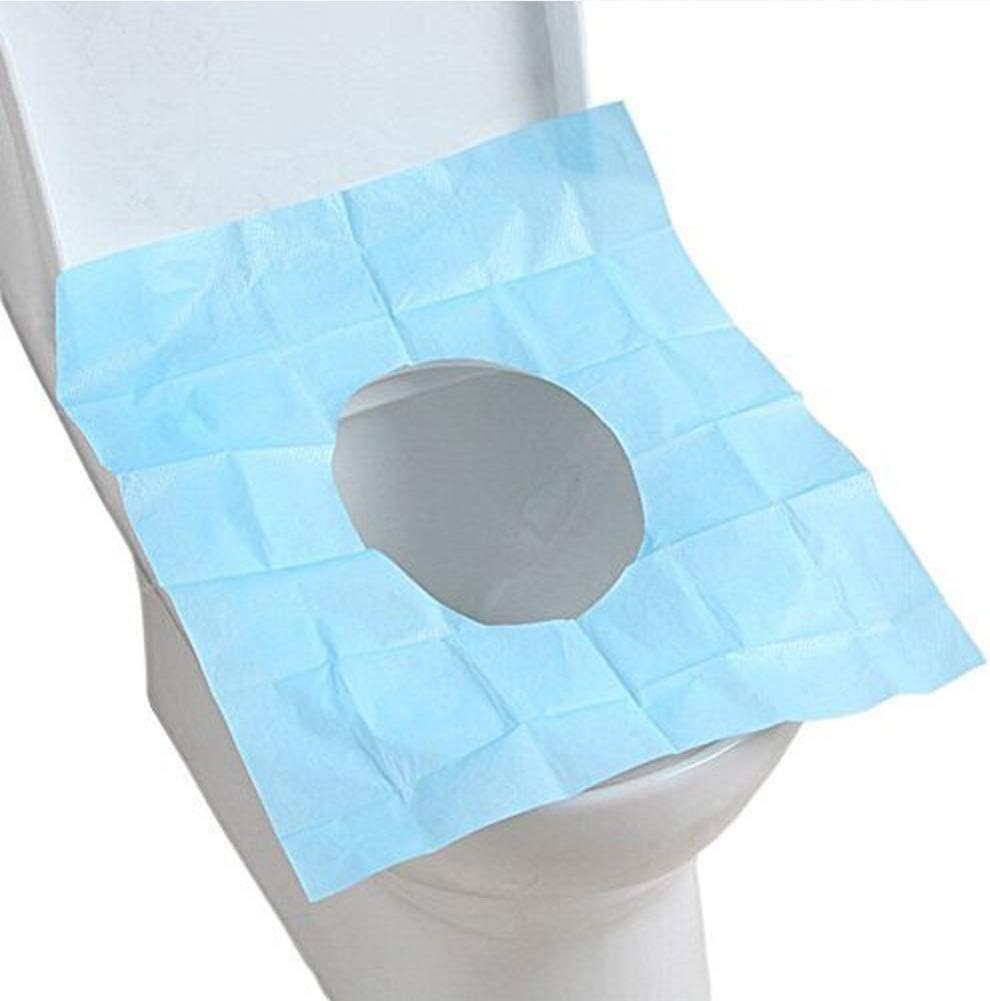 EQLEF Disposable Paper Toilet Seat Covers, 30 Pcs of Disposable Potty
