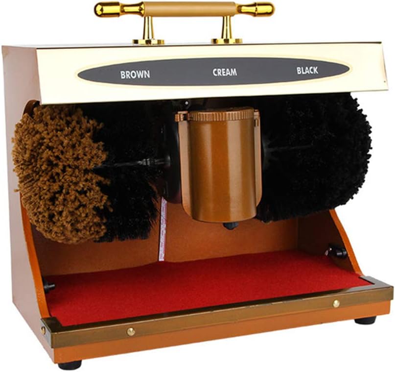 OFAY Electric Shoe Brush Machine, Fully Automatic Anti-Slip Polishing Brush Rotary Cleaning Brush, Used for A Multi-Brush Polishing Household in The Hotel Club