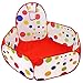 Dreampark Kids Ball Pit Playpen Ball Tent Pool with Basketball Hoop and Zippered Storage Bag for Kids Toddlers, 3.28 ft/100cm (Balls not Included)