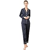 LEPTON 100% Mulberry Silk Long Sleeve Pajama Set