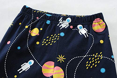 51SPzbvWFhL Little Boys Pajamas Cars Motorcycle 100% Cotton Toddler Short Sleeve Sleepwear Boys Summer PJs Clothes Outfit Sets 2-7T - Image 6