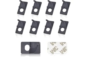 VNAKER 8pcs Plastic Arrow Rest Recurve Bow Arrow Rest Adhesive Back Hunting Shooting Targeting Accessory for Right or Left Hand