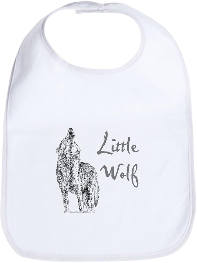 Cafepress Little Wolf Bib Cute Cloth Baby Bib Amazon Com