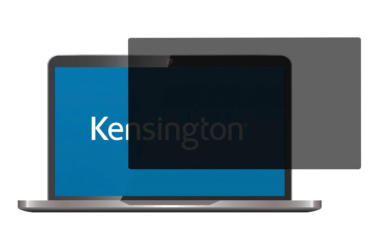 Kensington laptop Screen Privacy Filter 12.5", 16: 9, protector hides personal and confidential information supports Dell, HP, Lenovo, ASUS, Acer laptops - reduced blue light via anti-glare coating