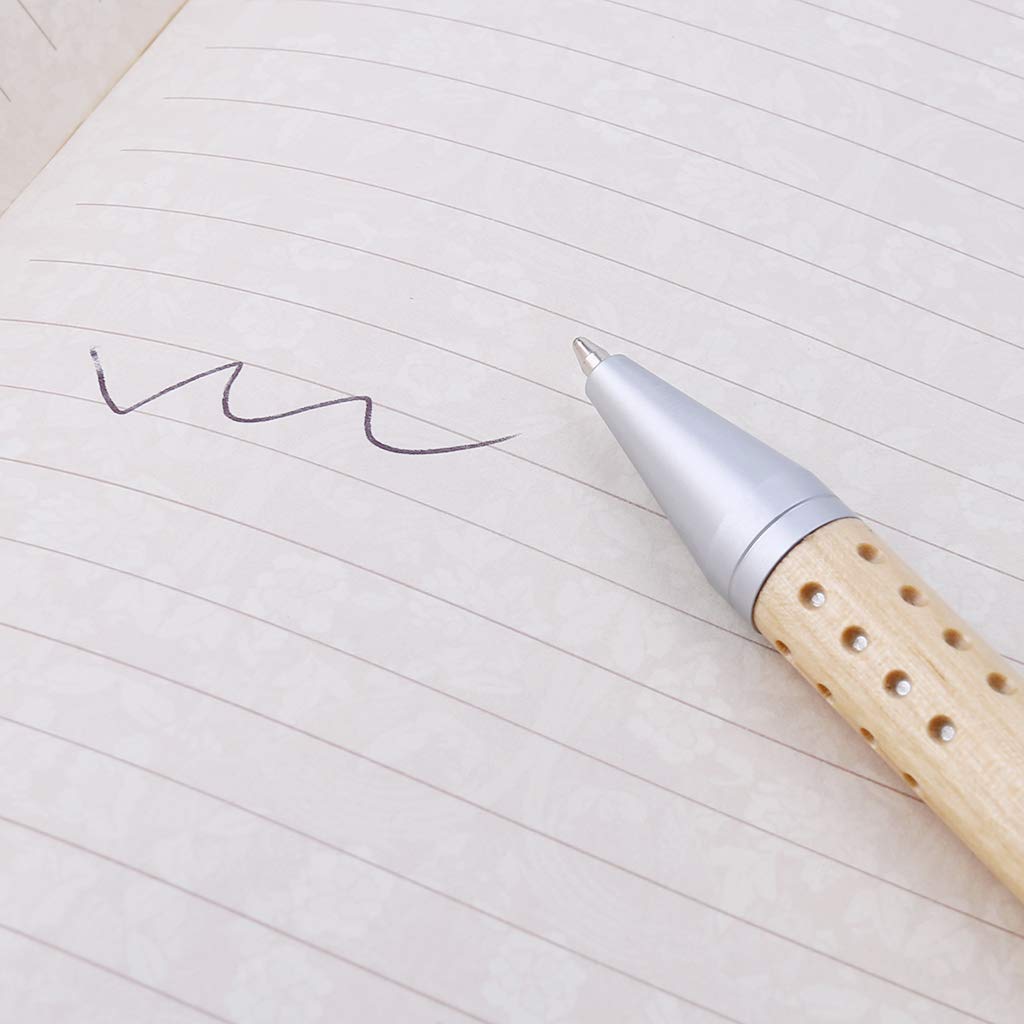 Green & Rare Bolígrafo unisex de madera hecho a mano con 24 agujeros