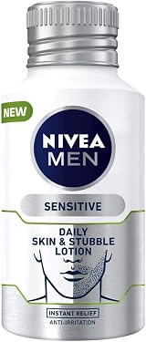 NIVEA MEN Skin & Stubble Moisturiser Sensitive 125ml Pack of 3 view 2
