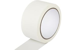 G GEYYANG White Painters Tape - 2 Inch Wide Masking Tape - Multi-Surface, Smart Adhesion, Indoor & Outdoor - Paint Tape for Artist, DIY, Labeling, Car, General Purpose - 90FT Total