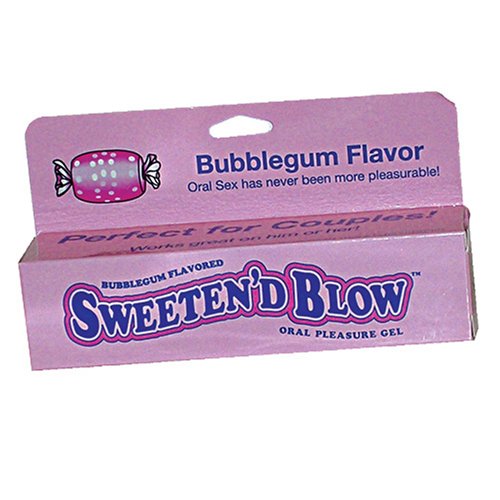 Little Genie, Sweeten’d Blow Oral Pleasure Gel, Bubble Gum, 1.5 Ounces (Pack of 4)