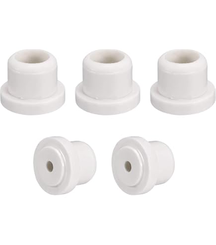 QUARKZMAN 15 Pcs Perle D'Isolateur En Céramique, 6,2mm X 16mm X 10mm