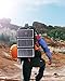 Kingsolar Solar Charger 21W Portable Solar Panel Charger with 2 USB Ports, Waterproof Camping Foldable Portable Solar Charger for Cell Phone Tablet GPS iPhone iPad Camera Electronic Device