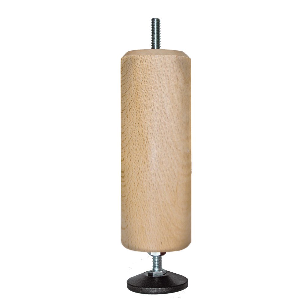 Margot Chameleon Adjustable Base, Set of 4, Natural Finish, 5.5 x 5.5 x 18 cm