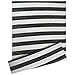 DII Contemporary Indoor/Outdoor Lightweight Reversible Fade Resistant Area Rug, Great For Patio, Deck, Backyard, Picnic, Beach, Camping, & BBQ, 4 x 6', Black/White 3.5" Stripe primary