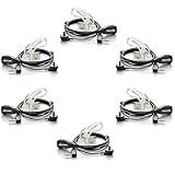 Walkie Talkies Earpieces 2 Pin Covert Acoustic Tube Earpiece with Mic for Two Way Radios Retevis Kenwood PUXING Baofeng 888s 888s Plus UV-5r Uv-82 and Luiton LT-316(6 Packs) by LUITON