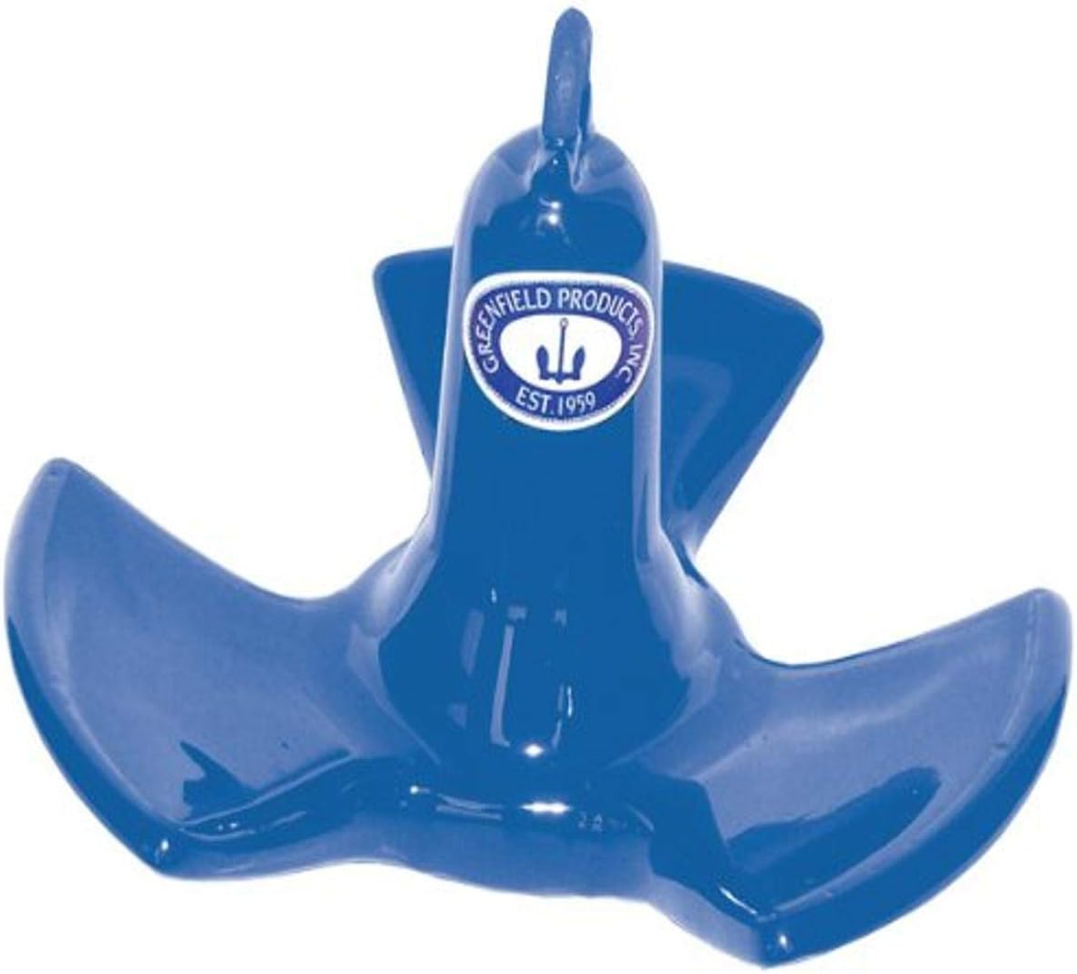 Greenfield 530-R Vinyl Coated River Anchor - Royal Blue, 30 lb.: Automotive
