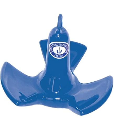 thumbnail image 2 of Kimpex 30lb River Anchor - Black Coated Cast Iron Boat Anchor | 9.25" Height For Mud & Weedy Bottoms 2 of 11