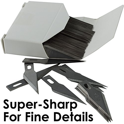 image for Eucatus Best Products & Gifts Premium USA-Made Steel Hobby Knife Blade