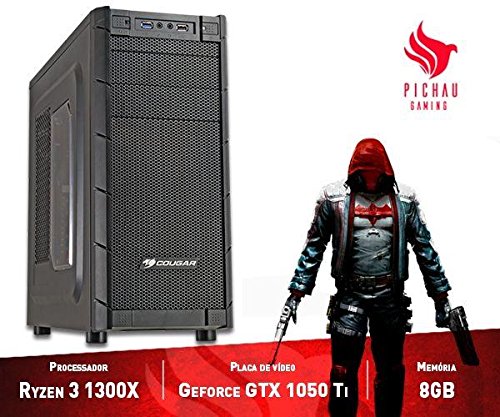 Computador Gamer Pichau Amd Ryzen 3 1300x 8gb (geforce Gtx 1050 Ti 4gb) 1tb