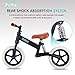 PELLIOT Balance Bike-12 Wheels Light Weight No-Pedal Toddlers Walking Bicycle for Children Age 1.5-5 (Black)thumb 2