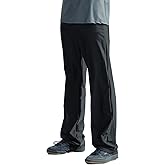 B Dancewear Mens Jazz Pants for Dance by Adult Sizes (Adult Medium, Black)