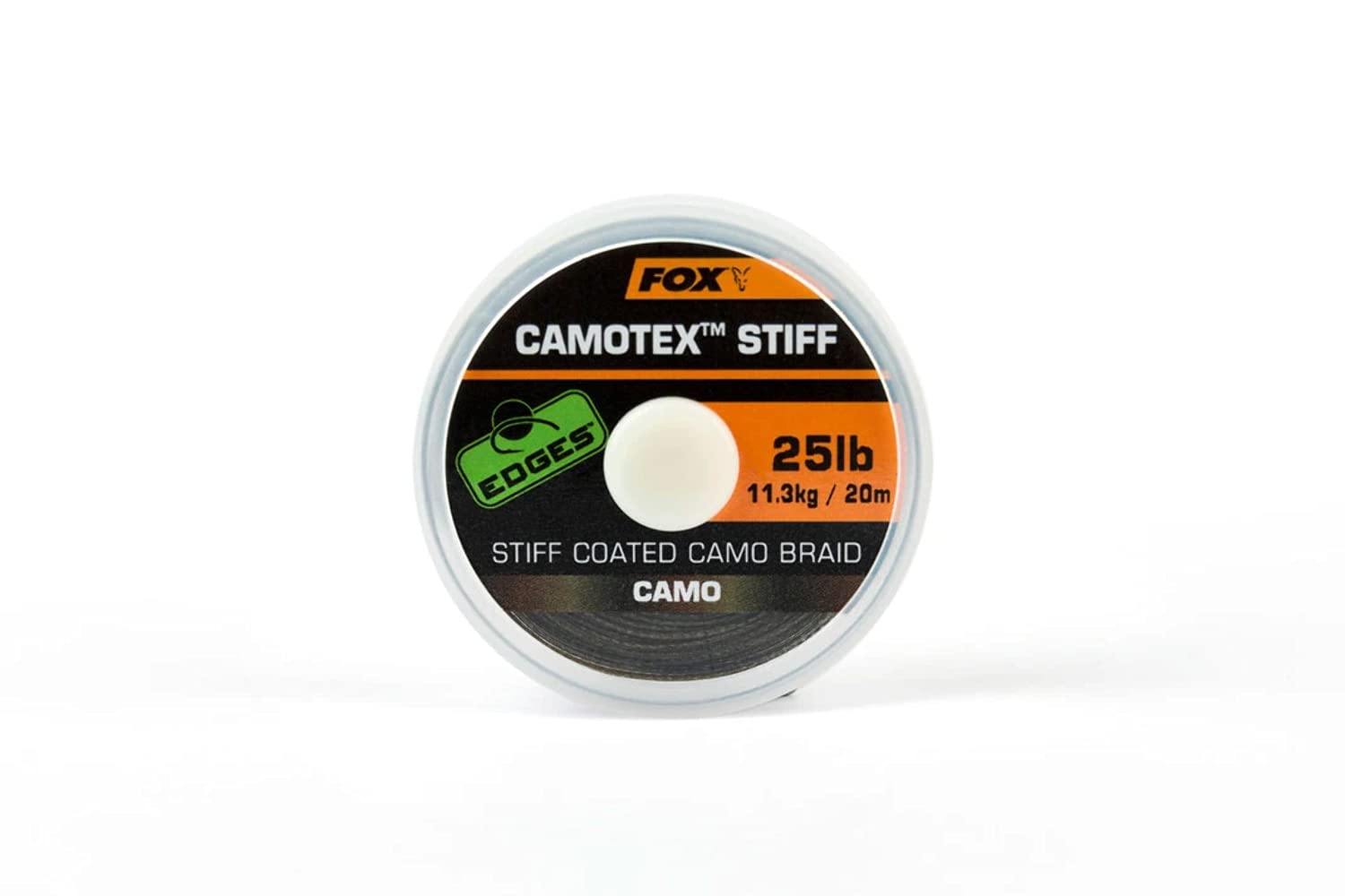 Fox Camotex Stiff Coated Camo Braid 20lb Camo (cac738)