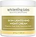 Whitening Cream Natural Skin Lightening Moisturizing and Anti Aging benefits. Contains Vitamin C Hyaluronic Acid Green Tea. 4 oz