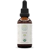 HerbEra Clove B60 USDA Organic Tincture | Alcohol-Free Extract, High-Potency Herbal Drops, Immune System Health | Certified Organic Clove (Syzygium Aromaticum) Dried Flower Buds (2 fl oz)