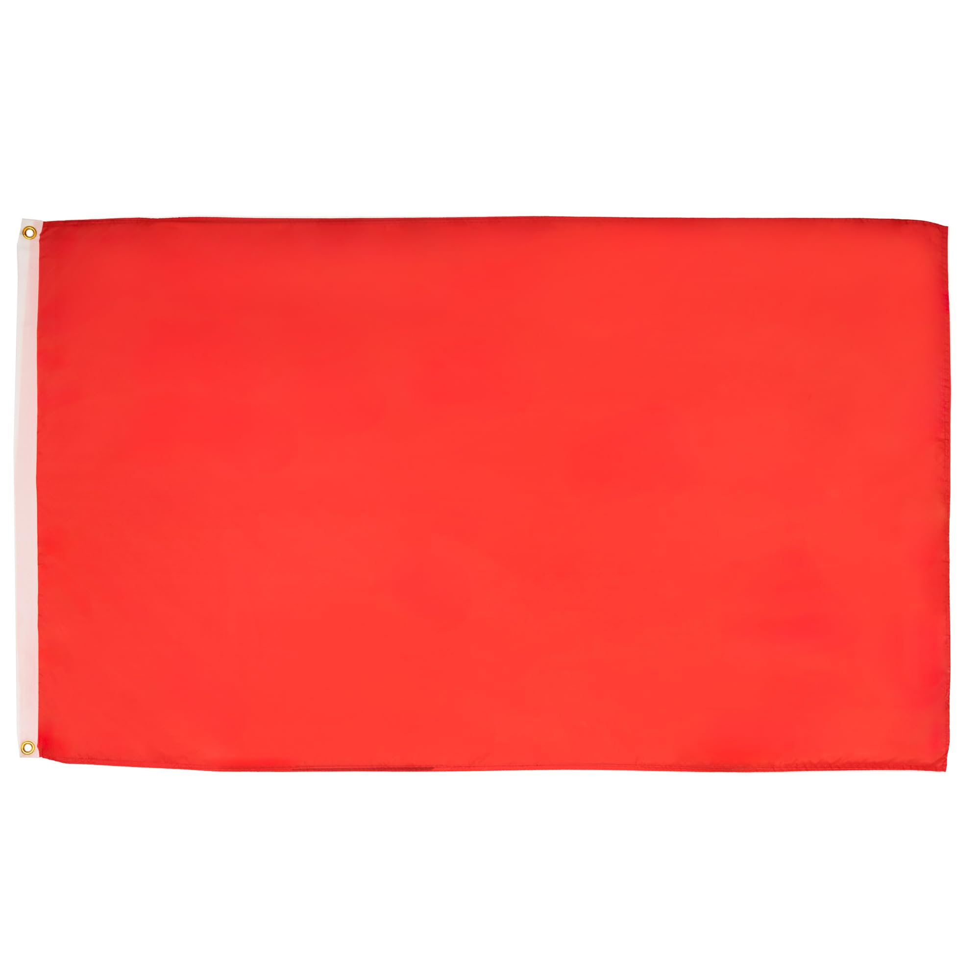AZ FLAG - Plain Red Flag - Large 5x8 Ft - 100D Polyester Solid - Color Big Banner with Two Metal Grommets - Fade Resistant - Vivid Colors - 5' x 8' Feet - 250x150 Cm — image 1