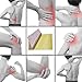 Sumifun Pain Relieving Patches,128 Pcs of Herbal Patches for Relieving Back Muscle & Joint Soreness, Hot Patch Tiger Chinese for Bone Pain Relief, for Parents, Worker(16)