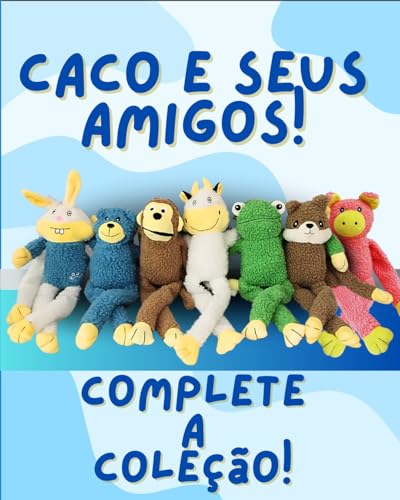 Brinquedo Sapo Chalesco para Cães – Pelúcia Interativa para Brincadeiras, Pertence a Família do Macaco.